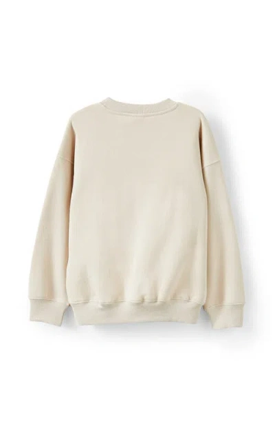 Cotton On Kids Kid's Sammy Oversize Crew In Neutral