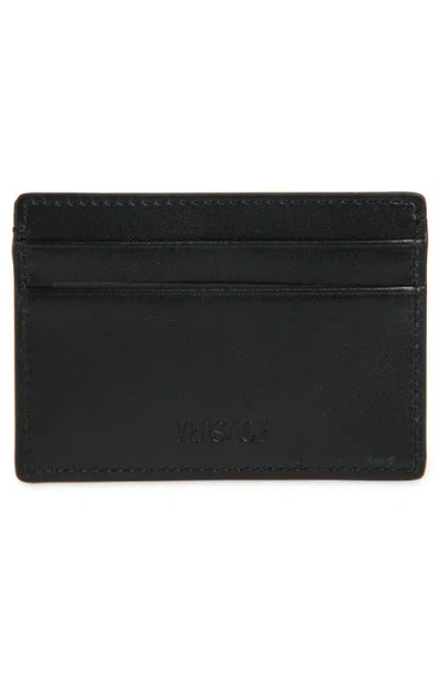 Versace Medusa Leather & Nylon Card Case