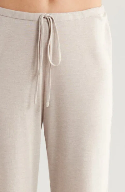 Natori Shangri-lace Short Sleeve Shirt & Pants Pajama 2-piece Set