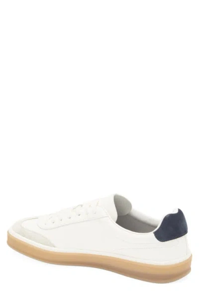 Hugo Boss White & Navy Beckham Edition Low-top Suede Sneakers In White