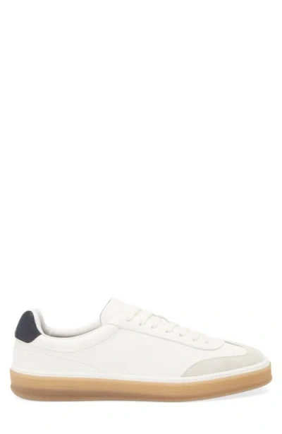 Hugo Boss White & Navy Beckham Edition Low-top Suede Sneakers In White