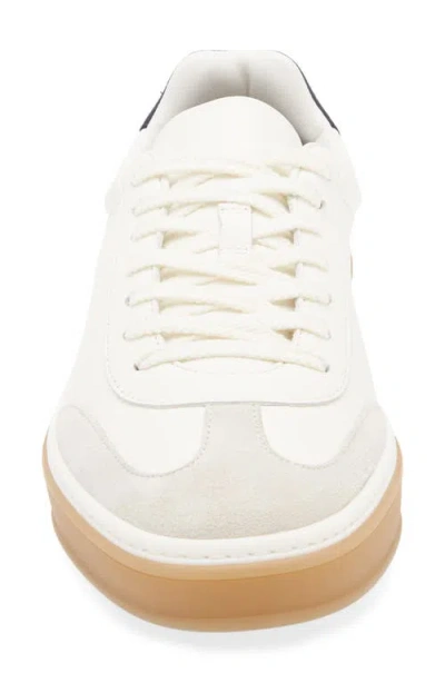 Hugo Boss White & Navy Beckham Edition Low-top Suede Sneakers In White