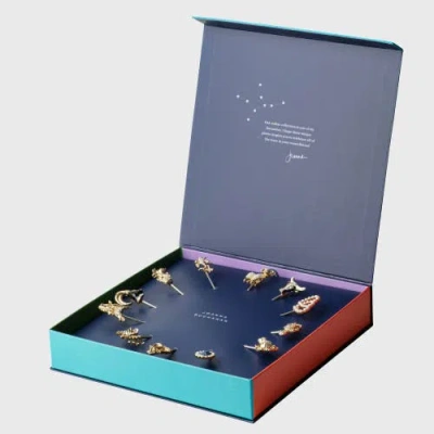 Joanna Buchanan Set-of-twelve Zodiac Cocktail Pick Gift Set In Multi