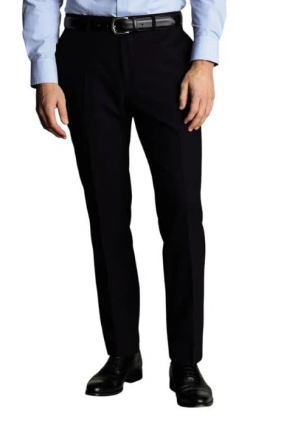 Charles Tyrwhitt Ultimate Performance Suit Trousers In Black