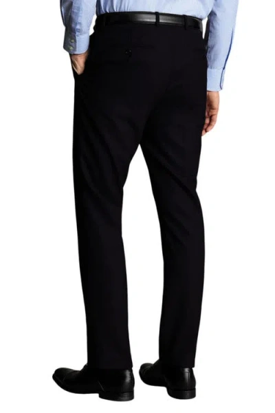 Charles Tyrwhitt Ultimate Performance Suit Trousers In Black