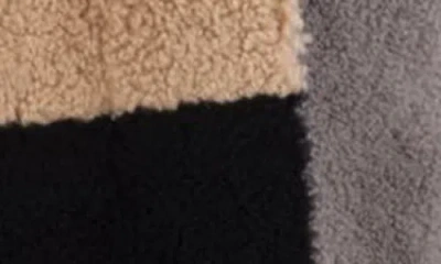 Akris Punto Colorblock Reversible Genuine Shearling Coat