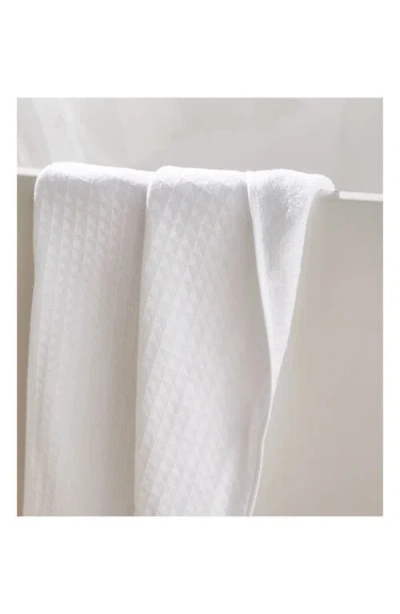 Uchino Waffle Twist 6-piece Cotton Bath Towel In White