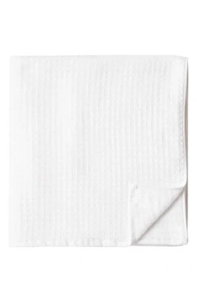 Uchino Waffle Twist 6-piece Cotton Bath Towel In White