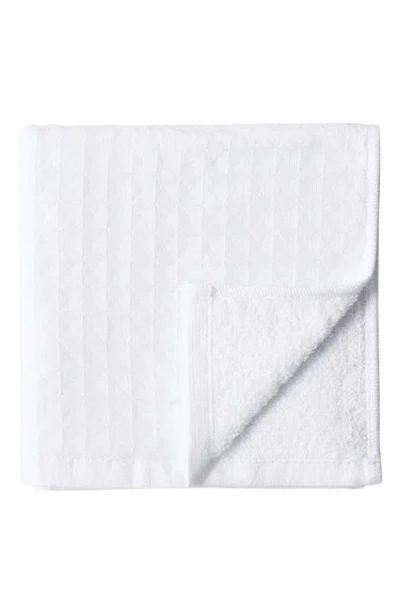 Uchino Waffle Twist 6-piece Cotton Bath Towel In White