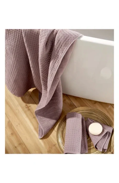 Uchino Waffle Twist 6-piece Cotton Bath Towel In Pink