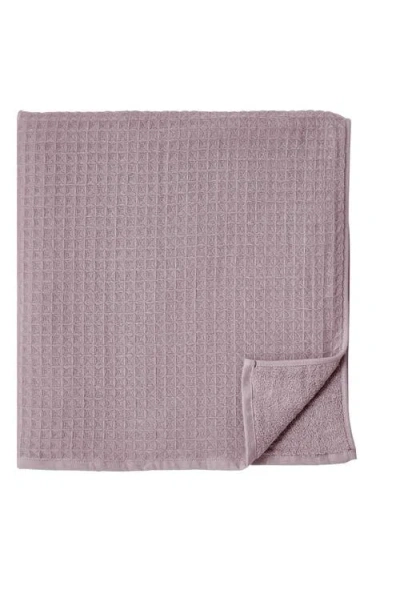 Uchino Waffle Twist 6-piece Cotton Bath Towel In Pink