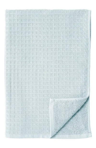 Uchino Waffle Twist 6-piece Cotton Bath Towel In Blue