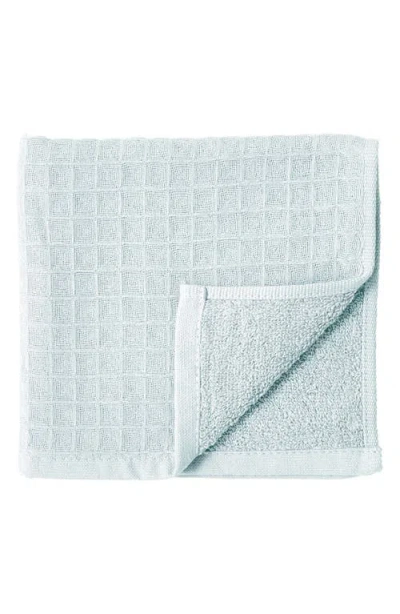 Uchino Waffle Twist 6-piece Cotton Bath Towel In Blue