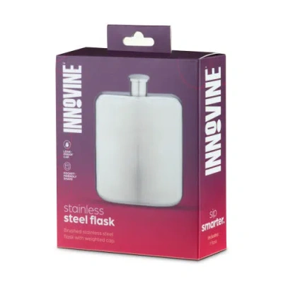Innovine Brushed Stainless Steel Flask