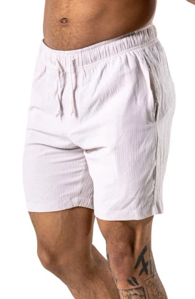 Maceoo Everyday Drawstring Shorts In White