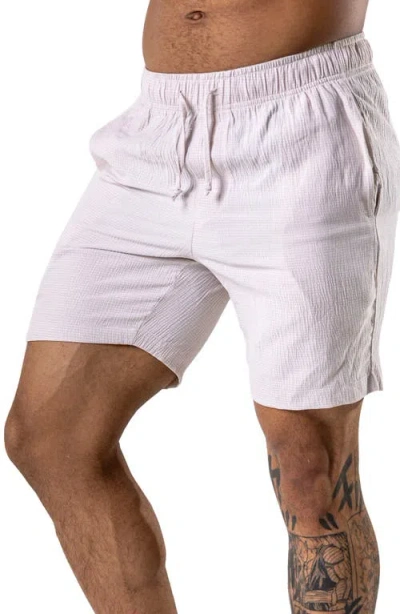 Maceoo Everyday Drawstring Shorts In White