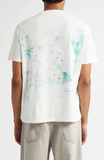 Our Legacy Sea View-print T-shirt In White