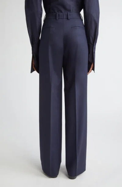 Lafayette 148 New York Gates Stretch Wool Straight Leg Pants