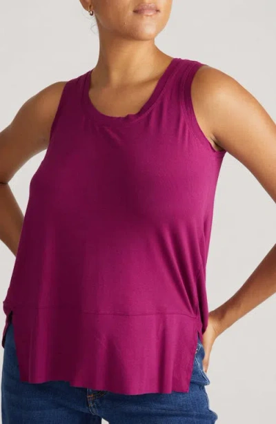 Universal Standard Hudson Liquid Jersey High-low Tank Top