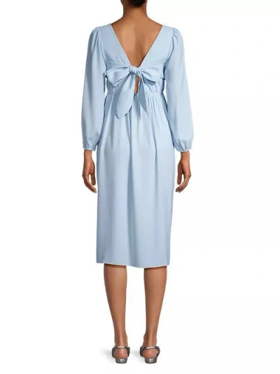 Emilia George Long Sleeved Sophie Dress In Blue