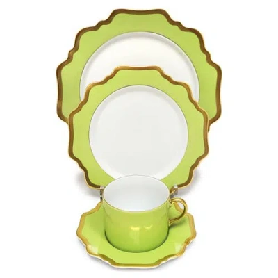 Anna Weatherley Summer Green Bread & Butter Plate In Green