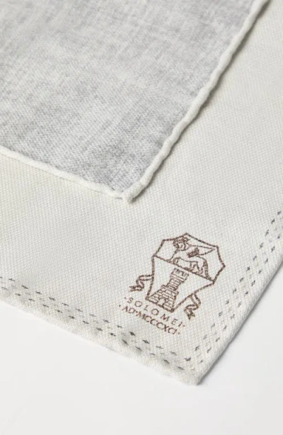 Brunello Cucinelli Silk Pocket Square