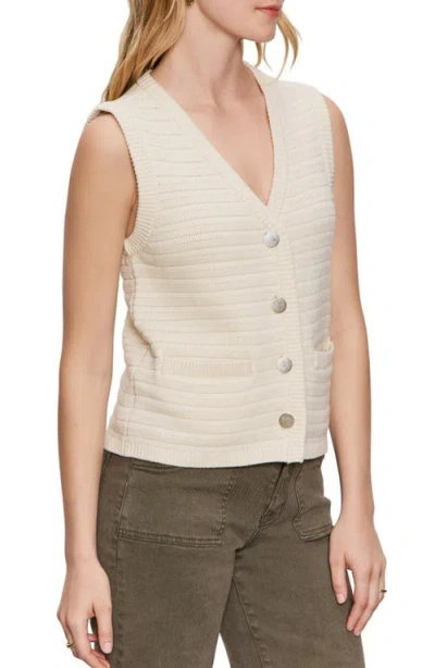 Sanctuary Textured Sweater Vest In Neutral