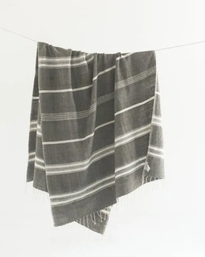 Creative Women Aden Cotton Bath Towel In Gray