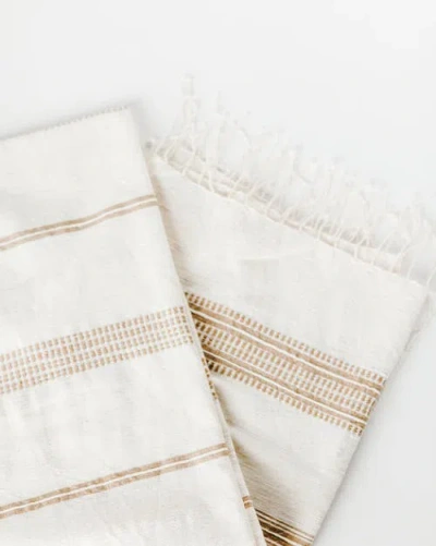 Creative Women Aden Cotton Bath Towel In Neutral