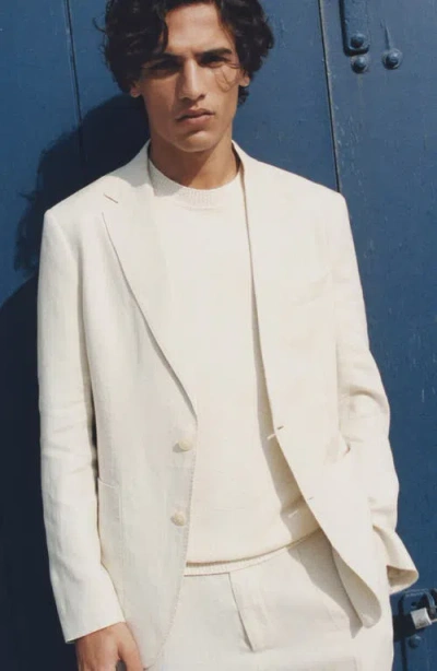 Mango Suit Jacket In Neutral