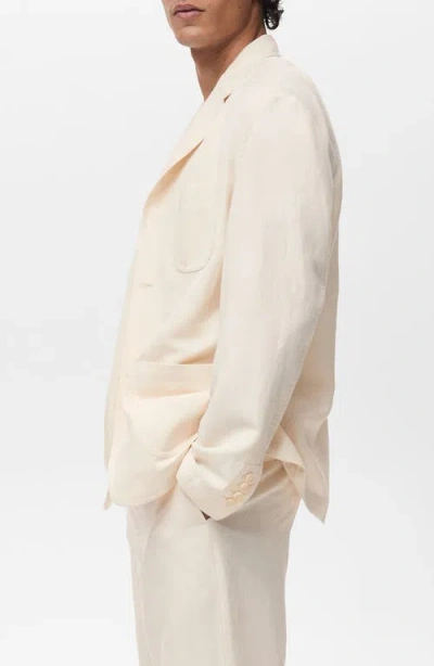 Mango Suit Jacket In Neutral