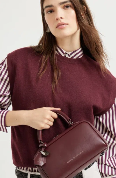 Brunello Cucinelli Nappa Boston Explorer Bag