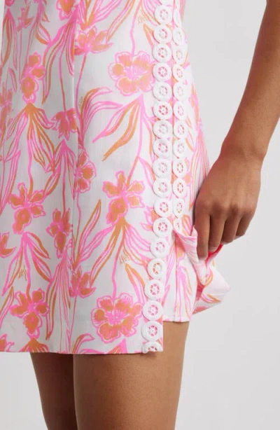 Lilly Pulitzer ® Sadie Lace Trim Cotton Shift Romper