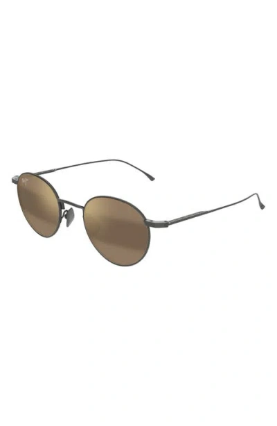 Maui Jim Kaapeha 48mm Small Polarizedplus2® Round Sunglasses