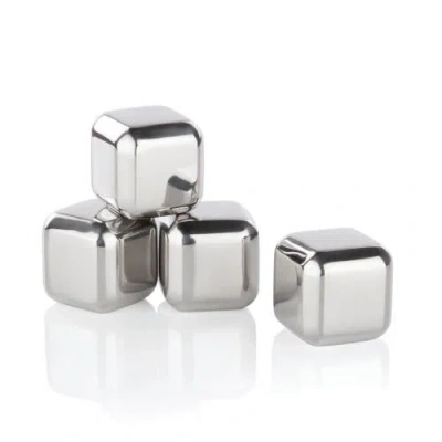 Innovine Stainless Steel Ice Cubes Set Of 4
