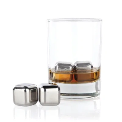 Innovine Stainless Steel Ice Cubes Set Of 4