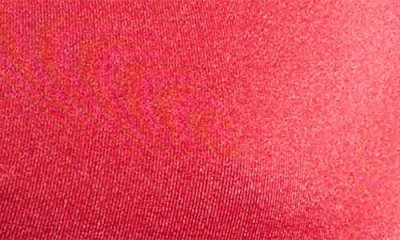 Pacsun Lotus Shirred Swim Top In Red