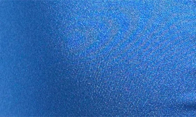 Pacsun Lotus Shirred Swim Top In Blue
