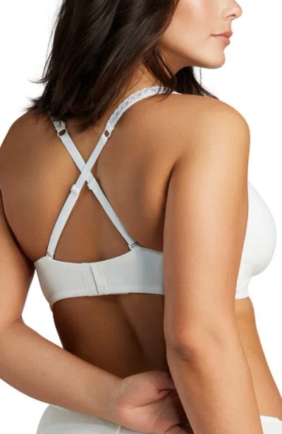 Siella Organic Cotton Lace Plunge Bra