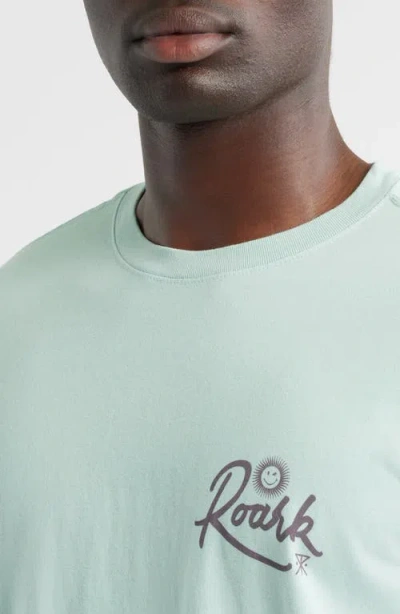 Roark Palm Gorge Graphic T-shirt In Blue