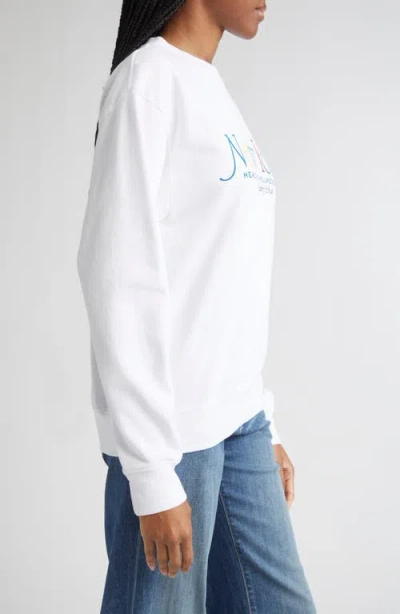 Sporty And Rich Sporty & Rich Ny 94 Long Sleeve Cotton T-shirt