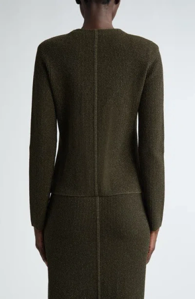 St John St. John Collection Two-layer Stretch Mesh Crop Jacket