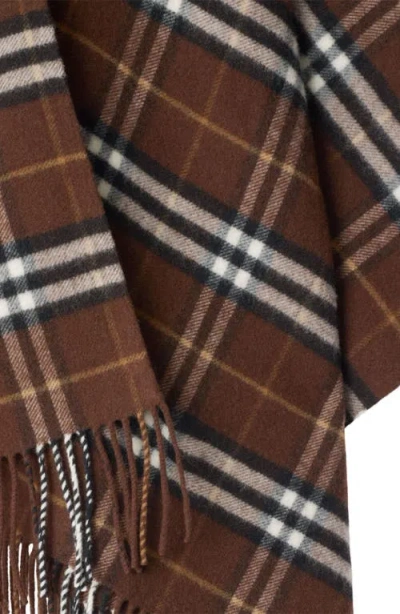 Burberry Check Double Face Wool & Cashmere Cape