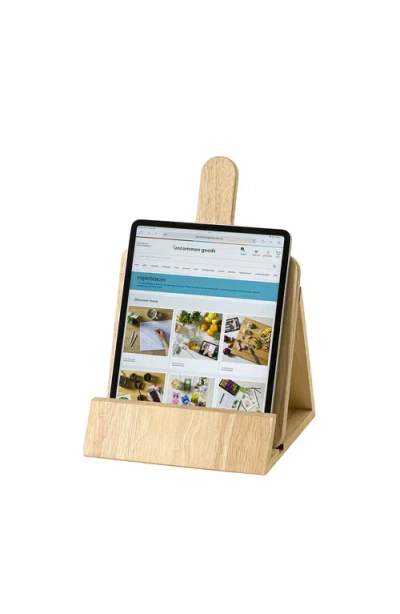 Uncommon Goods Cutting Board And Cookbook Stand