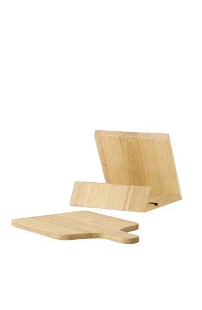 Uncommon Goods Cutting Board And Cookbook Stand