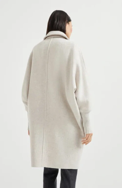 Brunello Cucinelli Women's Cashmere Blend Coat With Batwing Sleeves