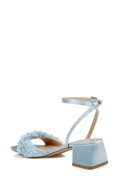Jewel Badgley Mischka Fallon Ankle Strap Sandal