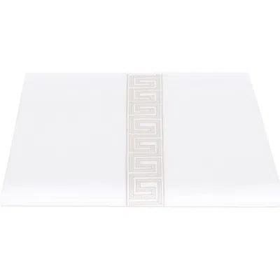 Matouk Ophelia 520 Thread Count Duvet Cover In White