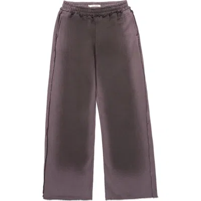 Honor The Gift Spray Cotton French Terry Sweatpants In Purple