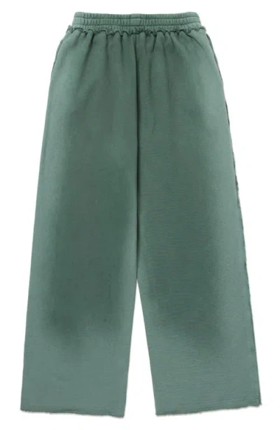 Honor The Gift Spray Cotton French Terry Sweatpants In Green